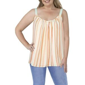 Sleeveless multicolor blouse by lane Bryant size 18